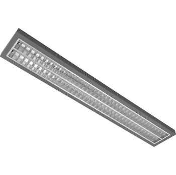 MODUS AREL4000RM2KV4ND/7016, 2x LED , 1200mm, mřížka AL lesk, přisazené/závěsné, LED 840, NONSELV 350mA, nestmívatelný, černé