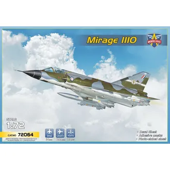 Plastikový model 1:72 Mirage IIIO Interceptor (5x camo)
