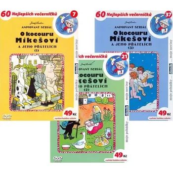 DVD film O kocouru Mikešovi 1-3 - kolekce - 3DVD