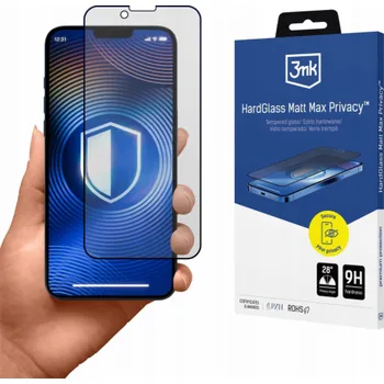 3mk tvrzené sklo HardGlass Matt Max Privacy pro Apple iPhone 13 Pro Max/14 Plus