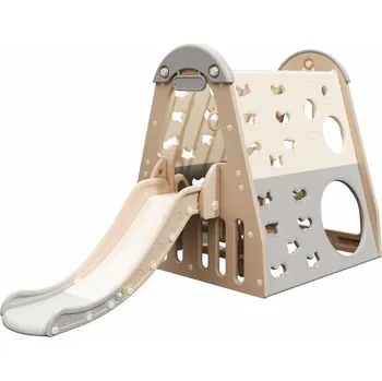 Dětské hřiště Insportline Skluzavka s lezeckou stěnou Climbino (Barva: zelená)