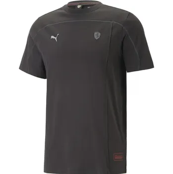 Ferrari Style Print T pánské tričko černé Velikost: M