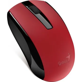 Myš Genius ECO-8100, bezdrátová dobíjecí myš, 1600dpi, červená