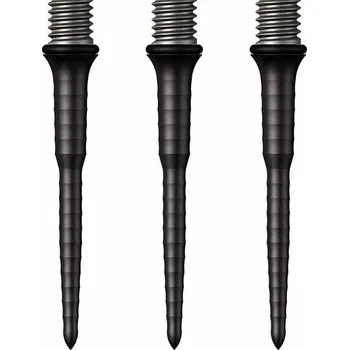 Příslušenství pro šipky Mission kovové hroty na šipky Titan Ripple, černé Délka hrotu: 34 mm
