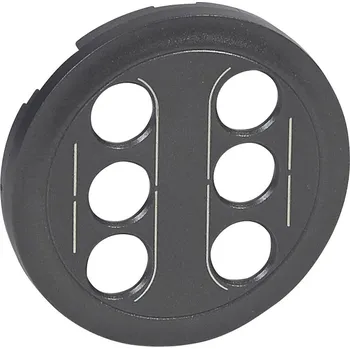 Elektroinstalační materiál CL KRYT ZÁSUVKA 2XRCA GRAFIT *067864 Legrand