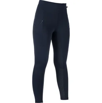 Jezdecké kalhoty HKM Legíny jezdecké Cosy II HKM, s gripem, zimní, dámské, deep blue 40-42