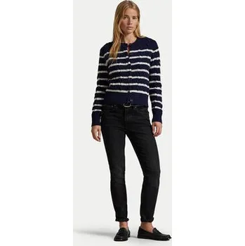 Dámský svetr Polo Ralph Lauren Kardigan 211947909001 Tmavomodrá Regular Fit XL