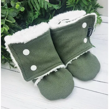 Capáčky Kulišárny Capáčky barefoot s beránkem wafle MECHOVÁ VELIKOST: 3 délka stélky: 13cm