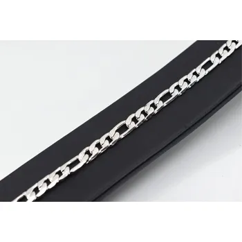 Náramek Pánský náramek z chirurgické oceli Figaro – lehký model Merdi Délka: 22 cm