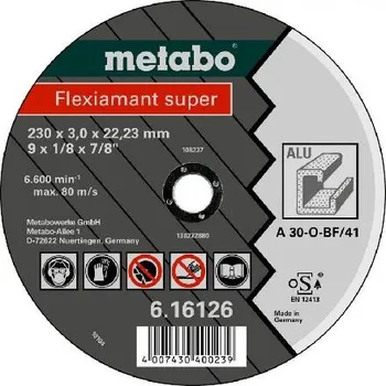 Řezný kotouč Metabo Příslušenství - Řezný kotouč na hliník 125x22,23 mm 616752000