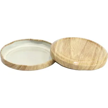 Víčko na zavařovací sklenici Víčko TWIST 66-10ks im.DŘEVO