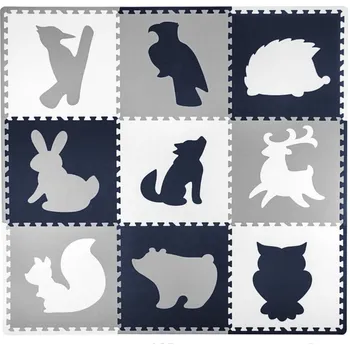 Hrací deka Hrací podložka Puzzle XXL Les 1,8 x 1,8 m