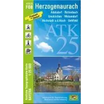 ATK25-F08 Herzogenaurach (Amtliche Topographische Karte 1:25000) - Landesamt für Digitalisierung, Breitband und Vermessung