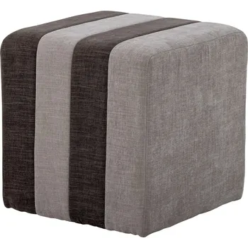 Stolička BLOOMINGVILLE Flint Pouf, hnědá, polyester