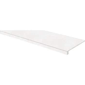 Dlažba Rako Betonico DCFVF790, schodovka, bílošedá, matná, 30 x 120 x 1 cm