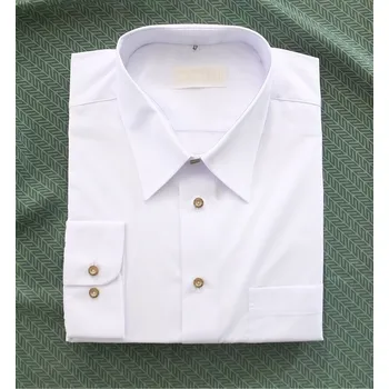 Pánská košile Košile LUKO 022263 bílá, dlouhý rukáv vel. 37