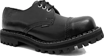 Těžké boty Steel 3dírkové černé