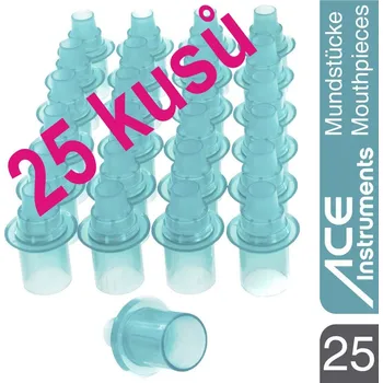 Alkohol tester ACE Instruments Náustky pro alkoholtester ACE, tyrkysová, 25 ks