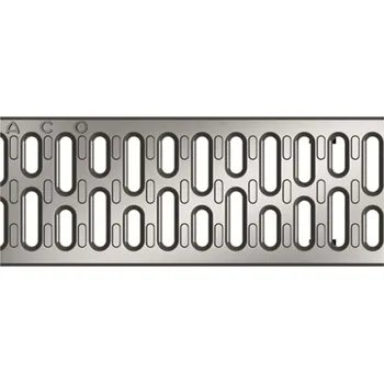 Odvodňovací žlab ACO Drainlock V/X100 - A15, rošt můstkový 1,0 m, pozinkovaná ocel 12610 free_store_pickup