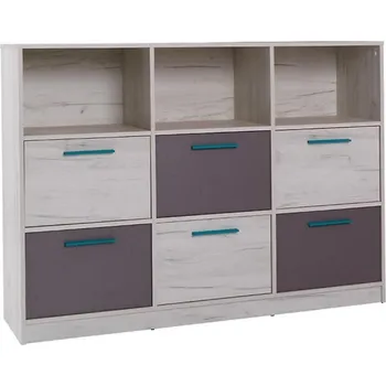 Dětská skříň Komoda Rest 145 cm Craft Bílý