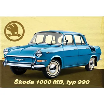 magnetka pro dítě Magnetka ŠKODA 1000 MB typ 990