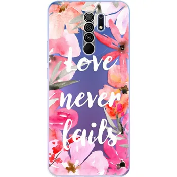 Odolné silikonové pouzdro iSaprio - Love Never Fails - Xiaomi Redmi 9