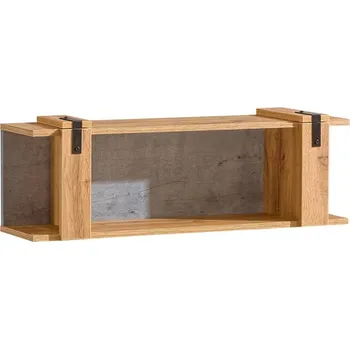 Knihovna Police Lofter 100cm Dub Wot/Beton Mill