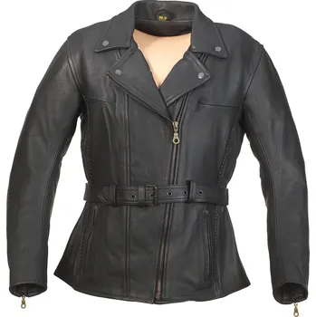 Dámská casual bunda Dámská kožená bunda germas marlene - černá - xs (36)