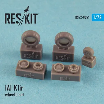 Plastikový model Reskit 1/72 IAI Kfir wheels set (AMK,ITA,HAS)