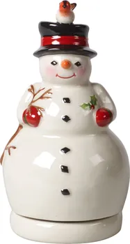 Vánoční dekorace Villeroy & Boch Nostalgic Melody sněhulák otočný