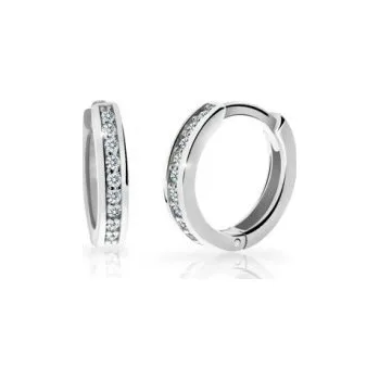 Náušnice Cutie Jewellery Zlaté dětské náušnice Cutie C3342 White
