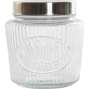 Dóza na potraviny Skleněná dóza "SILVER" 14.1x15cm