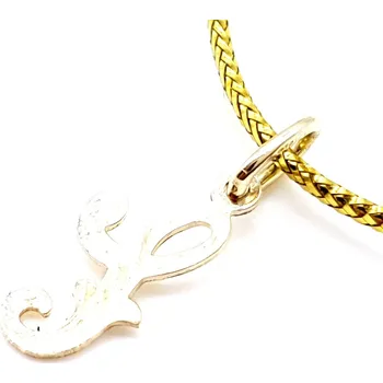 Přívěsek Zlatý přívěsek - malé písmeno "S"