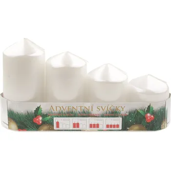 Svíčka Anděl Přerov Adventní svíce stupňovité 4 ks