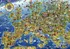 Puzzle Educa Šílená mapa Evropy 500 dílků