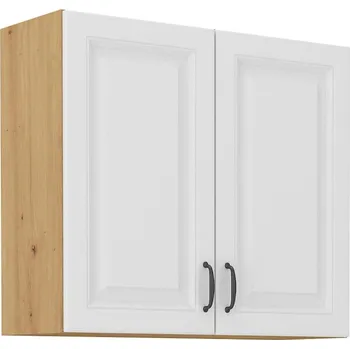 Kuchyňská skříňka Kuchyňská skříňka Stilo, bílá/dub artisan, 80G-72 2F