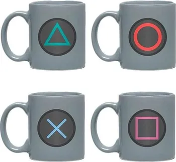 GB Eye Playstation Espresso Mugs Buttons 4 ks