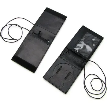 Obal na doklad WILD SKIN Kožená dokladovka POLICIE se šňůrkou - větší rozměr