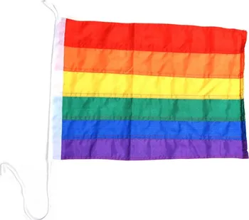 Vlajka Fosco Rainbow Vlajka duhová 46 x 36 cm