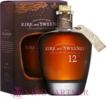 Rum Kirk And Sweeney 12y 40 % 0,7 l dárkové balení