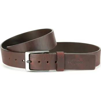 Opasek WILD SKIN, Kožený opasek 9320, CHESNUT kaštanově hnědá lesklá Obvod pasu v cm: 110