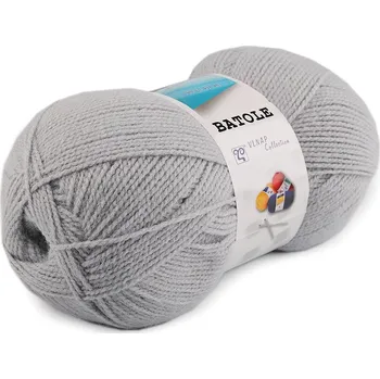 Příze Pletací příze Batole 100 g, barva 10 (56177) šedá nejsvětlejší