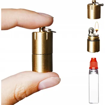 Zapalovač ISO 10981 Mini Zapalovač zlatý