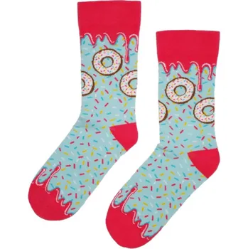 Pánské ponožky Albi Vtipné modré ponožky s motivem donutů