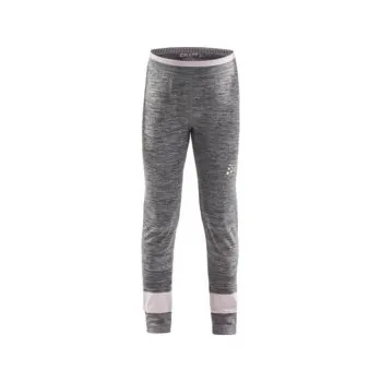 Dětské termo spodky Spodky CRAFT Fuseknit Comfort Junior šedá s růžovou 158/1