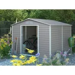 Kovový zahradní domek G21 GAH 706, 277 x 255 cm, šedý, 63900551