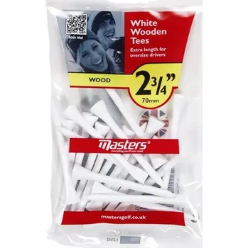 Masters Wood Tees Bumpa Bag 20 x White 2 3/4"