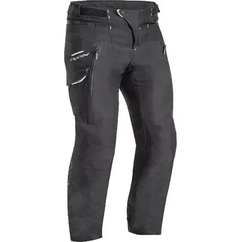 Moto kalhoty SICILIA PANT C - 1001 pánské černé nadrozměrné textilní moto kalhoty IXON - C-6XL