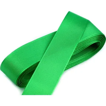 Stuha taftová šíře 25 mm, barva 309 zelená irská