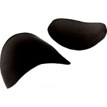 Vycpávky tloušťka 16-18 mm obšívané, barva černá